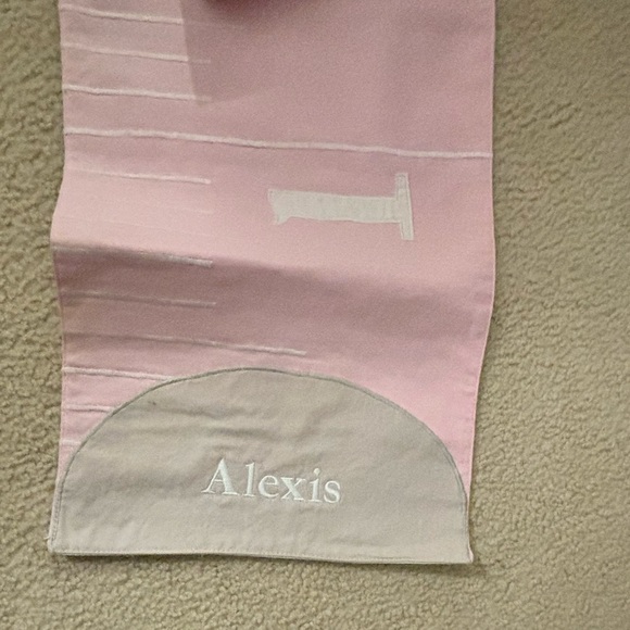 POTTERY BARN KIDS wall hanging measuring board with name personalized “Alexis” - Picture 2 of 3